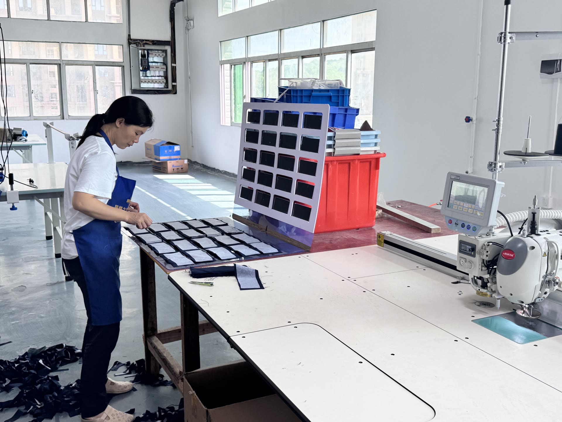 Pattern and template review used to verify how a suit specification is translated into production